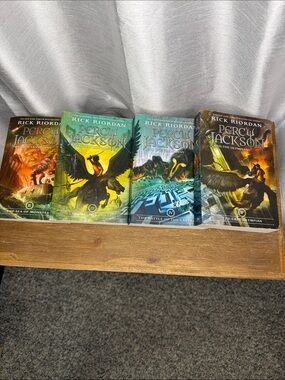 Percy Jackson and The Olympians Books II, III, IV, V Rick Riordan Paperback